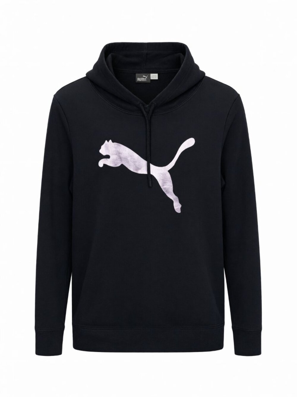 Puma Women's Sweatshirt L Black Long Sleeve Cotton